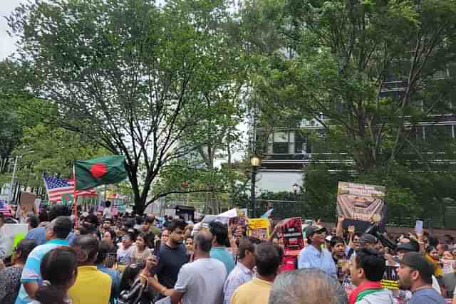 Protests at UN HQ against attacks on Bangladeshi Hindus